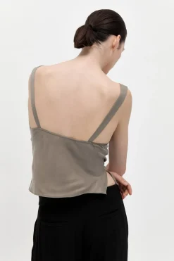 Tops*St. Agni Peignoir Camisole - Castor Grey