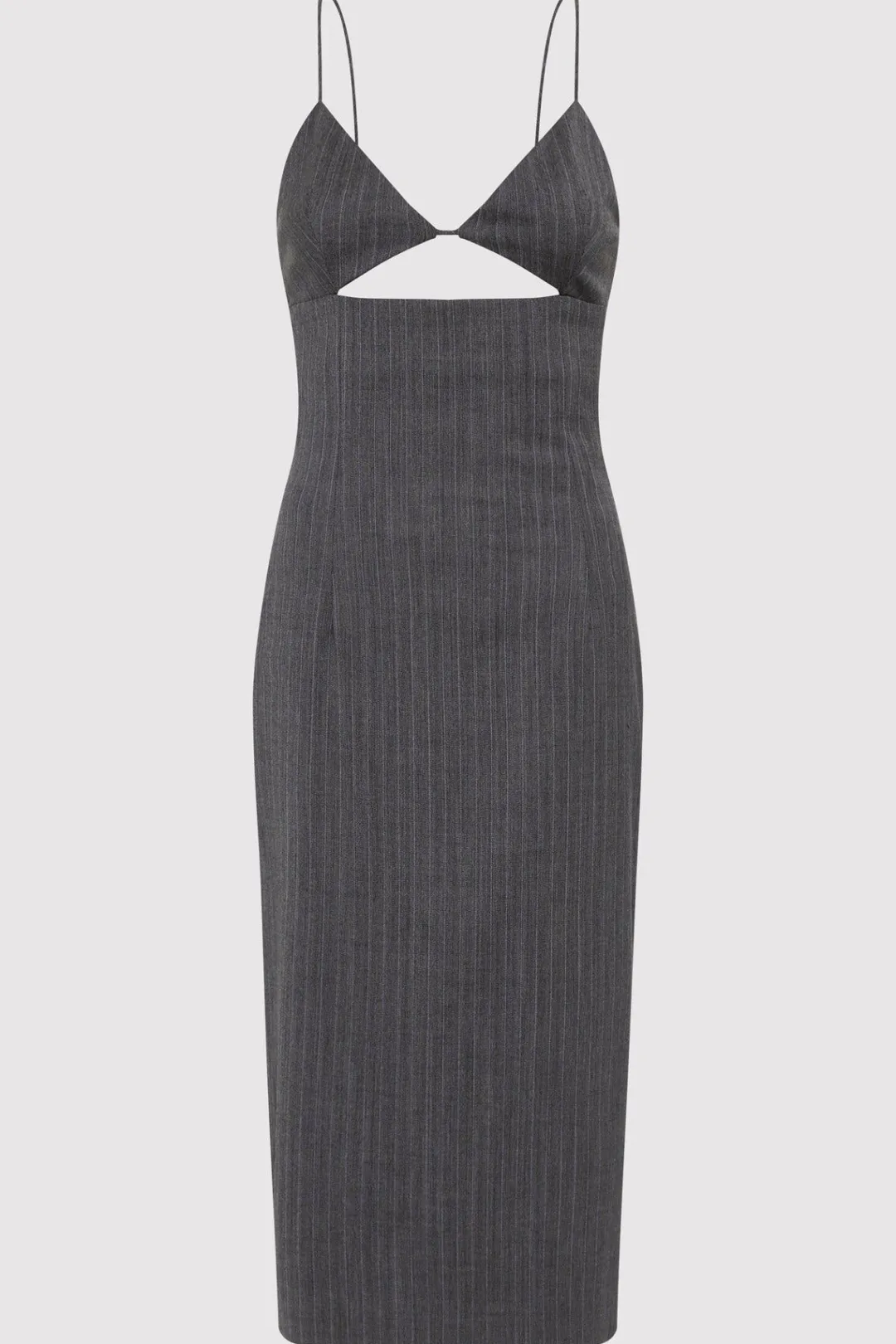 Dresses*St. Agni Pinstripe Bra Dress - Stone Blue Stripe