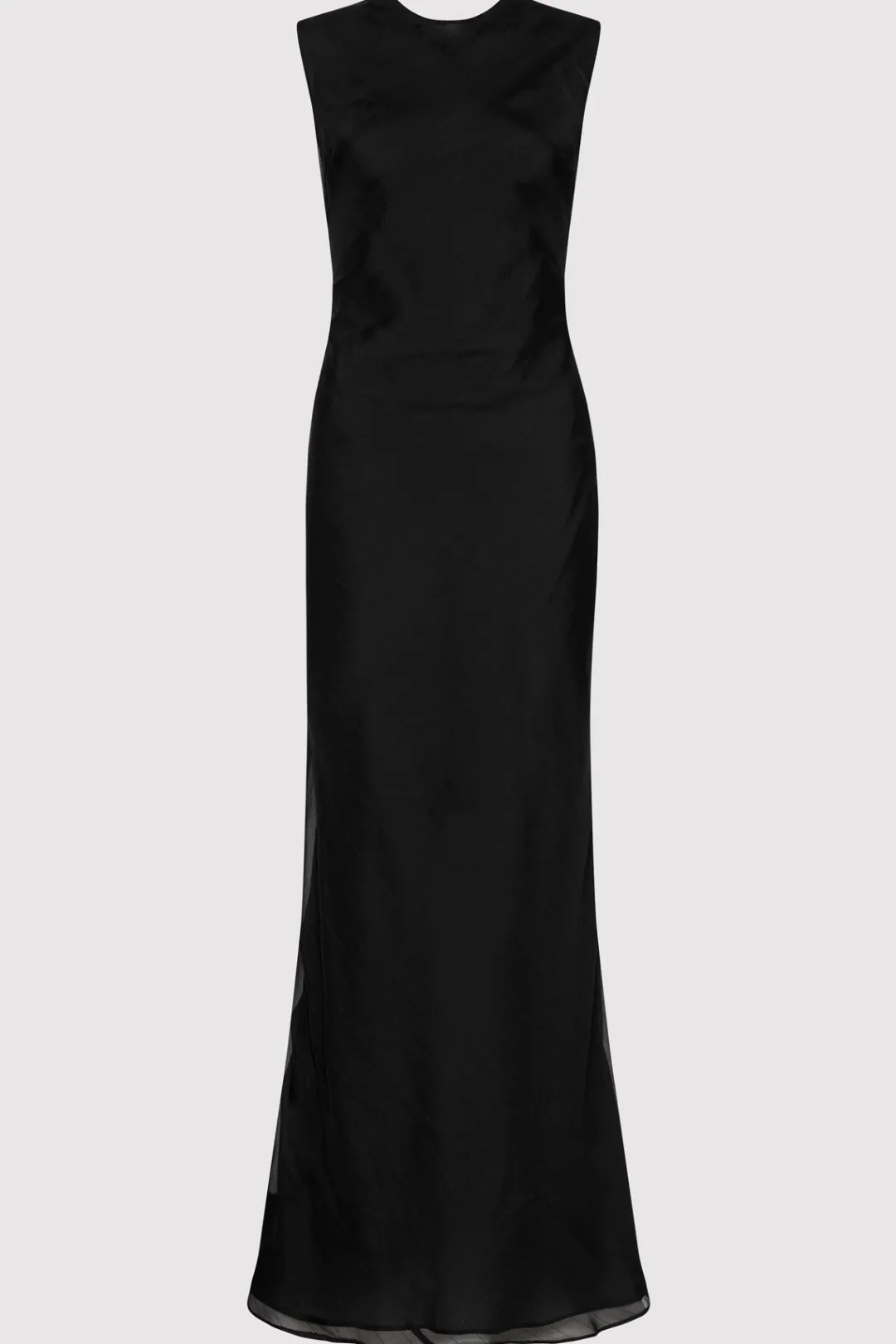 Dresses*St. Agni Pinstripe Silk Maxi Dress - Black