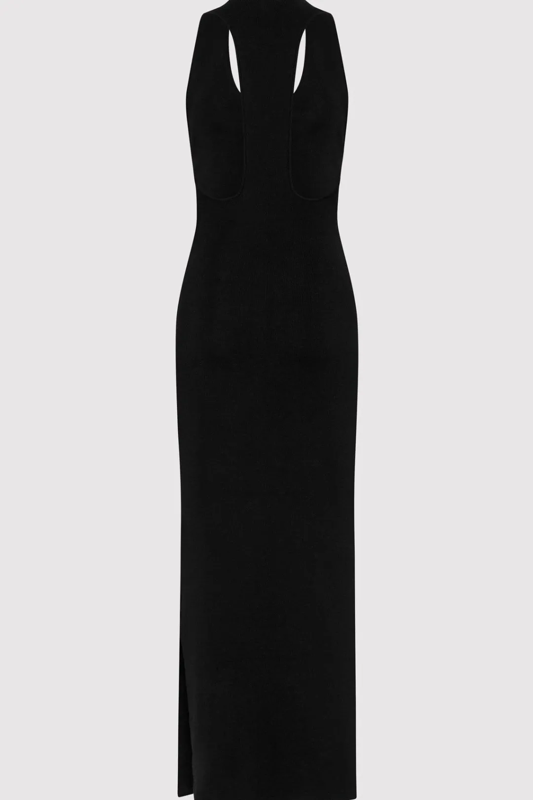 Dresses*St. Agni Plunge Neck Knit Dress - Black