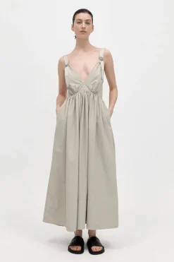 Dresses*St. Agni Plunge Sun Dress - Birch