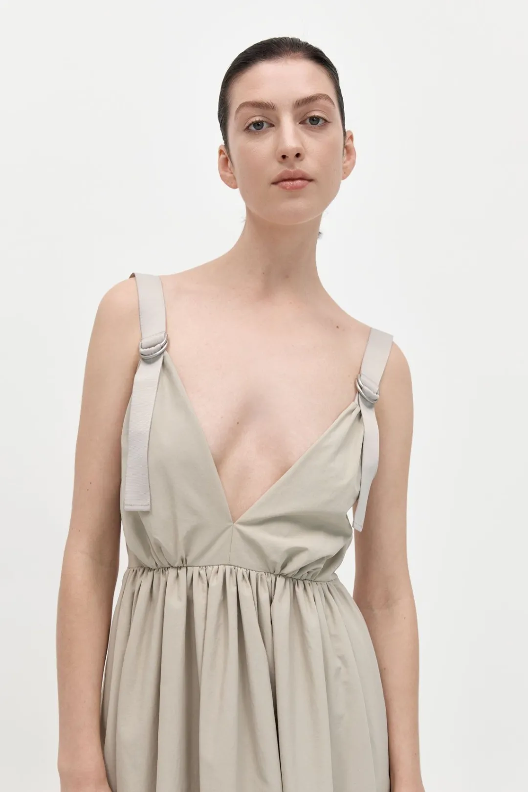 Dresses*St. Agni Plunge Sun Dress - Birch