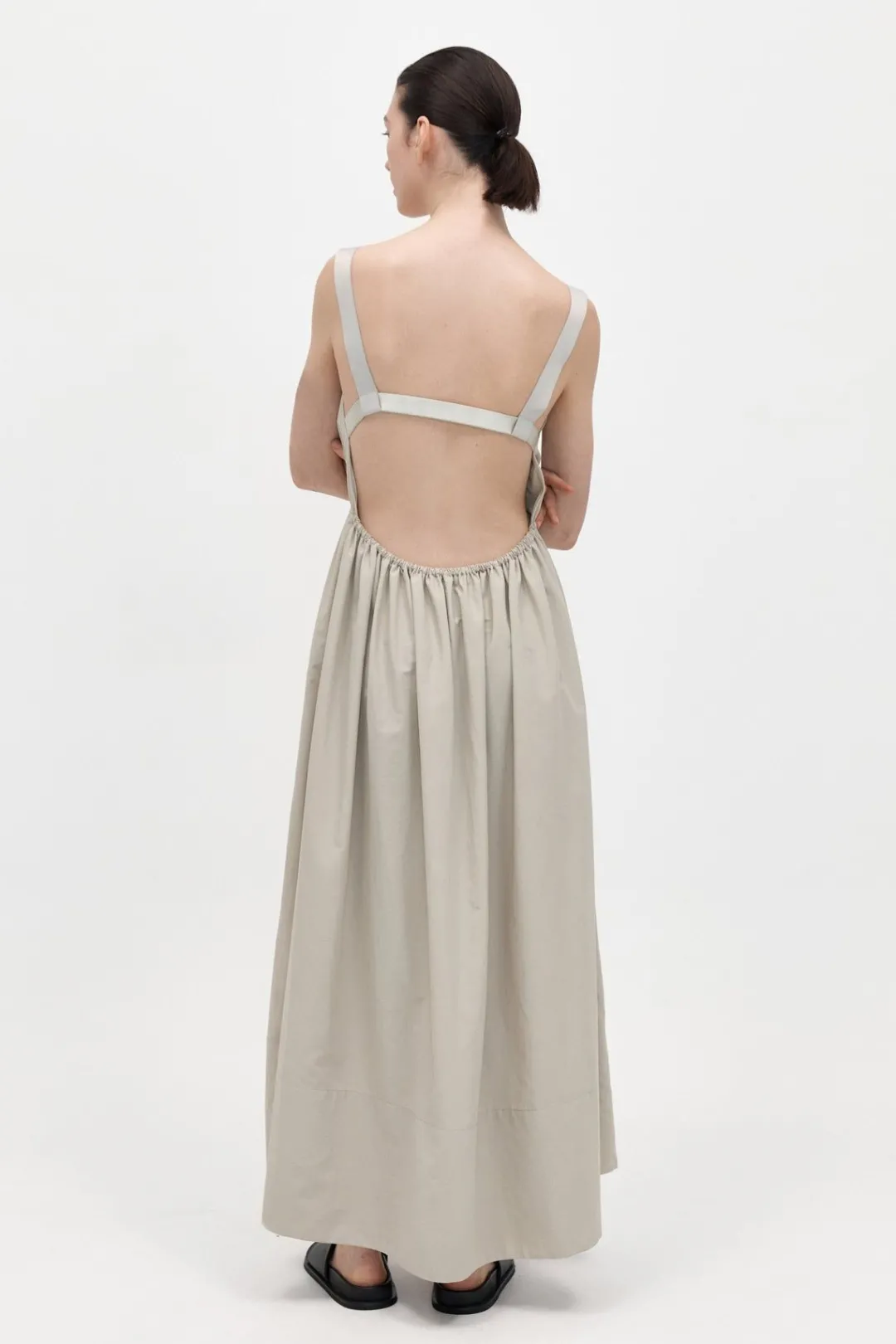 Dresses*St. Agni Plunge Sun Dress - Birch