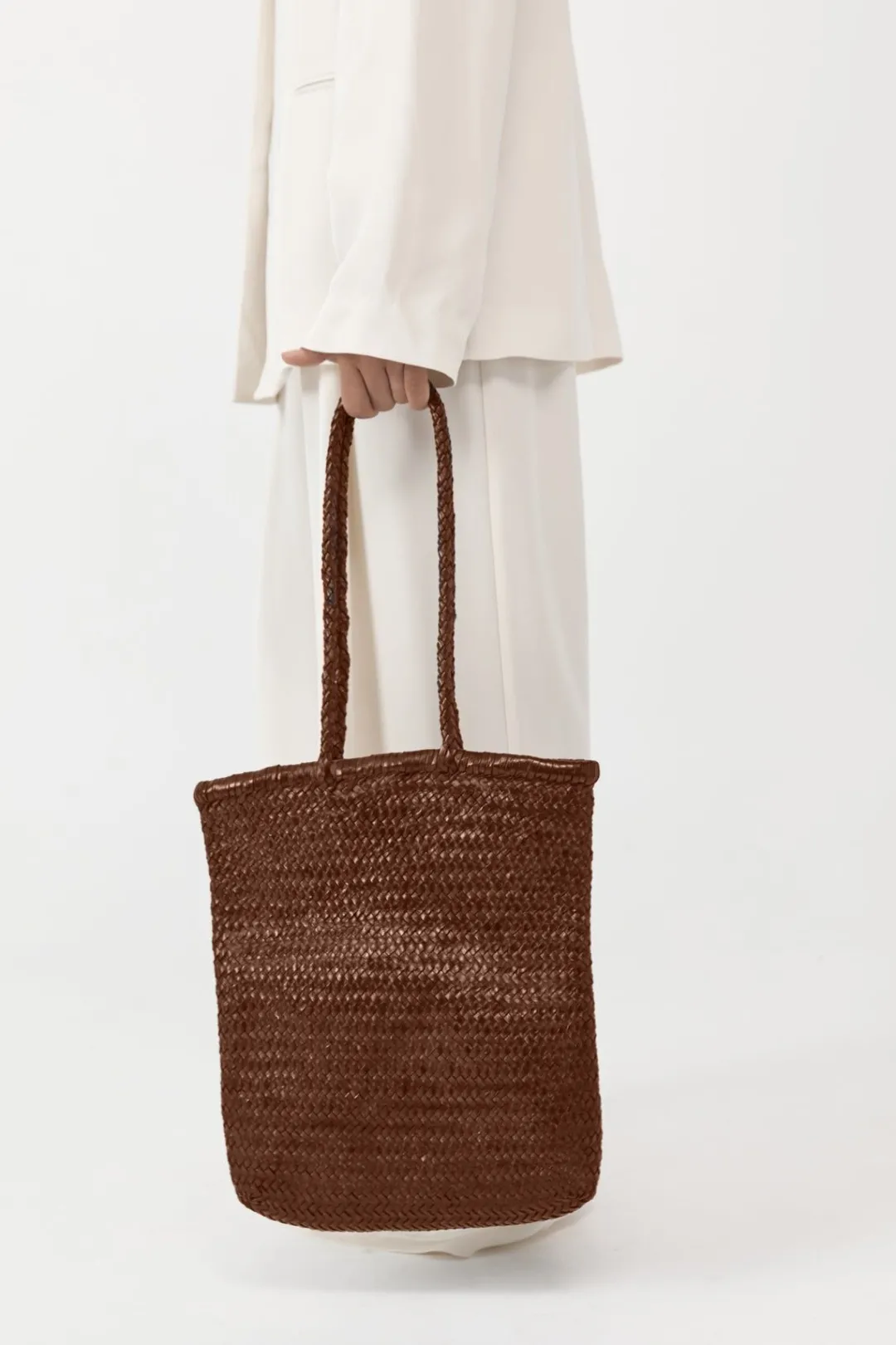 Bags*St. Agni PRE-ORDER: Bagu Woven Tote - Antique Tan