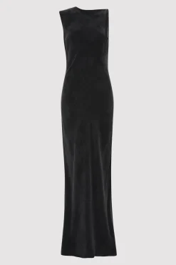 Dresses*St. Agni PRE-ORDER: Sophia Drape Dress - Washed Black