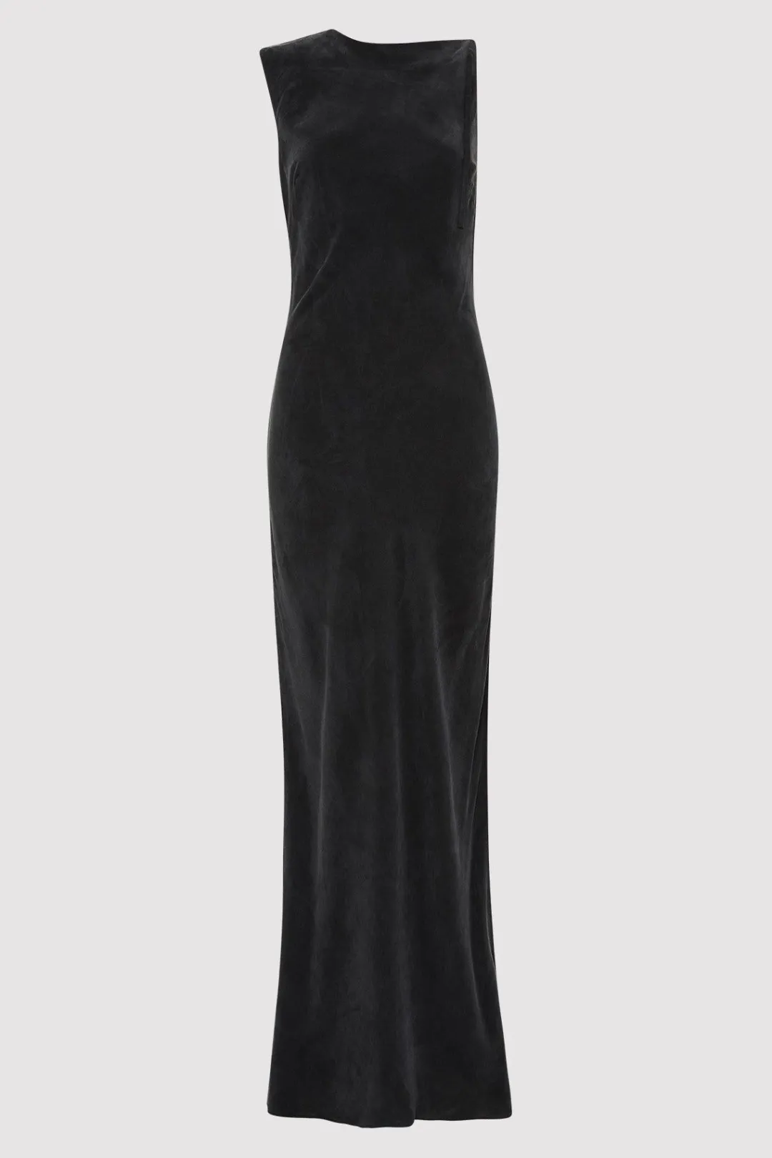 Dresses*St. Agni PRE-ORDER: Sophia Drape Dress - Washed Black