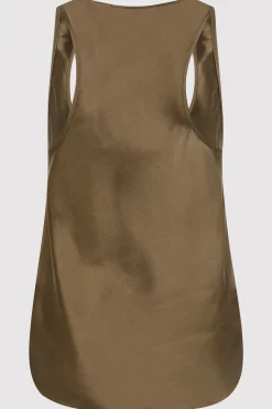 Singlets*St. Agni Racer Back Bias Tank - Kelp