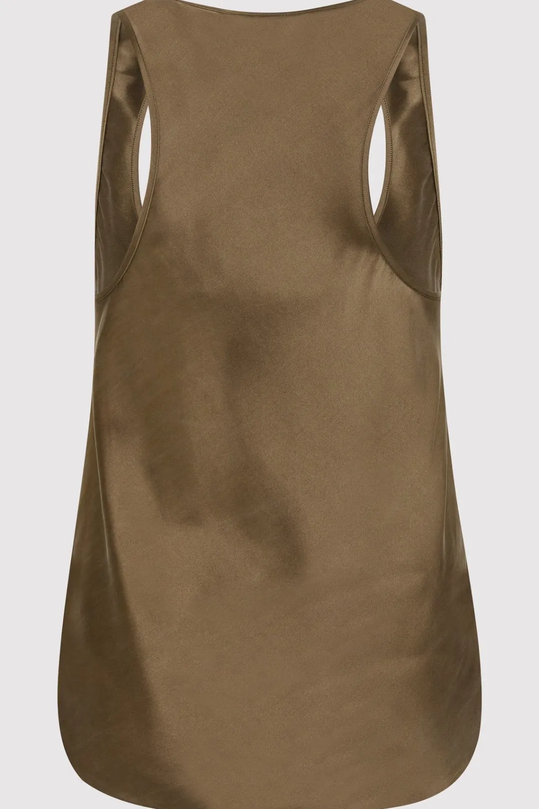 Tops*St. Agni Racer Back Bias Tank - Kelp