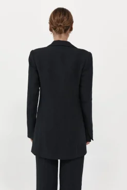 Tailoring*St. Agni Raw Edge Blazer - Black