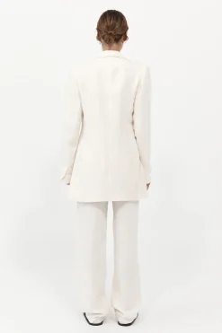 Jackets*St. Agni Raw Edge Blazer - Ivory