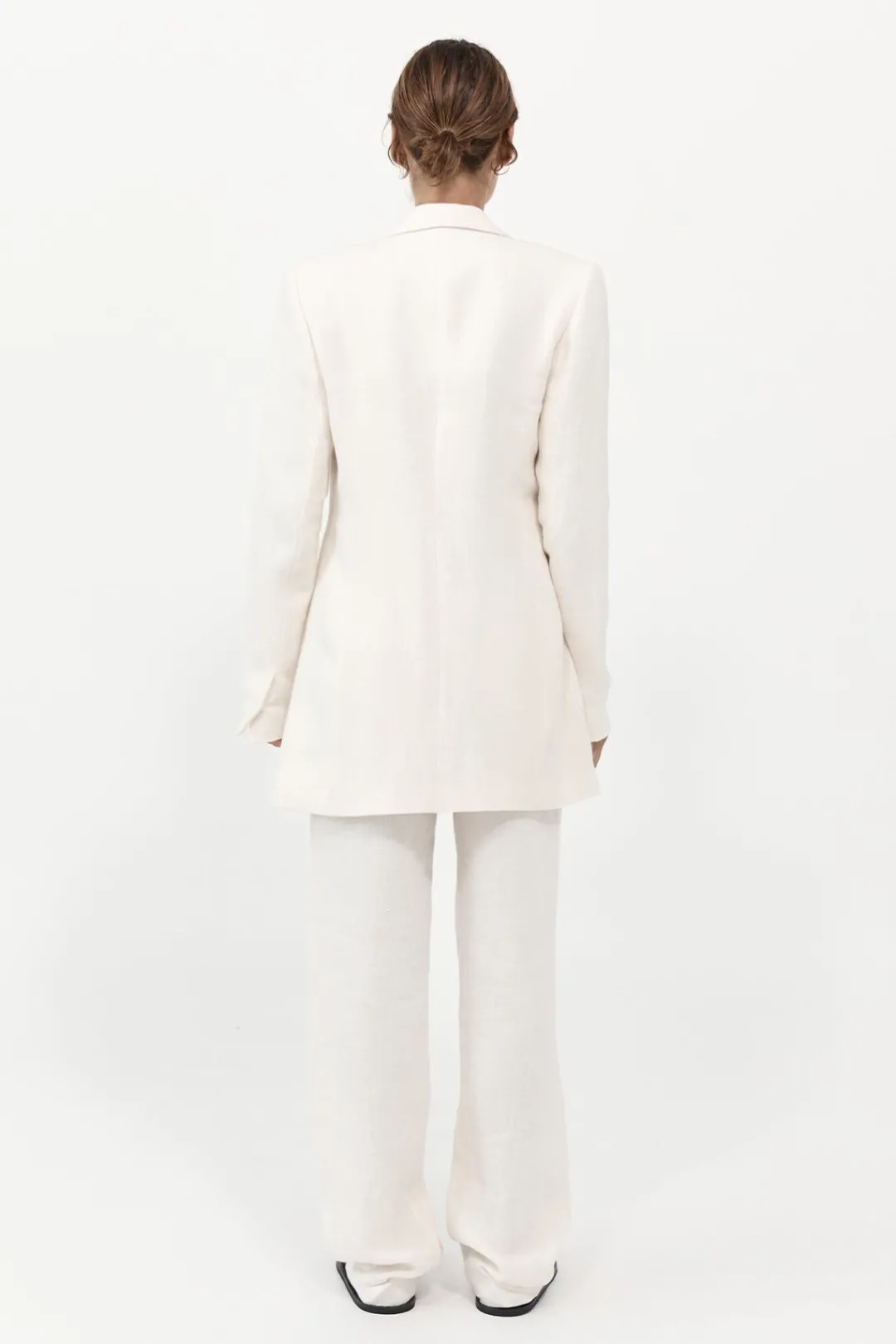 Tailoring*St. Agni Raw Edge Blazer - Ivory