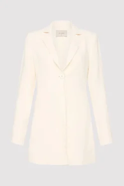 Tailoring*St. Agni Raw Edge Blazer - Ivory