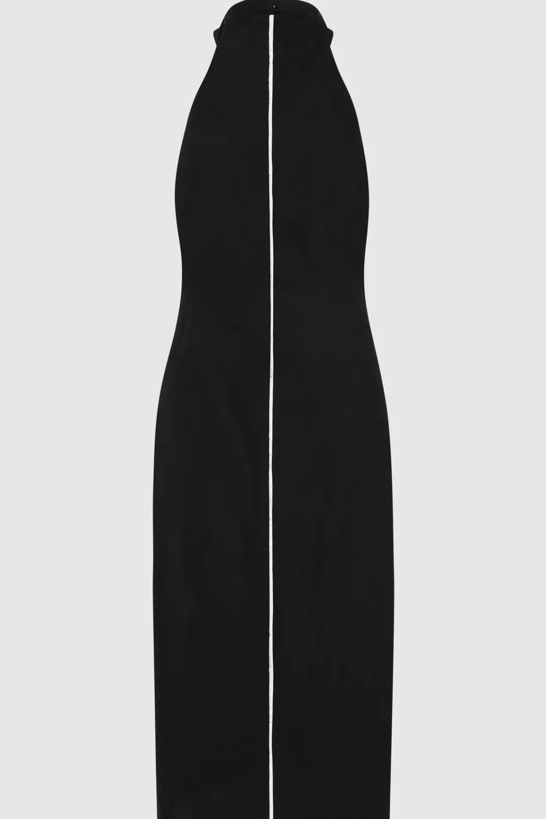 Dresses*St. Agni Raw Edge Halter Dress - Black
