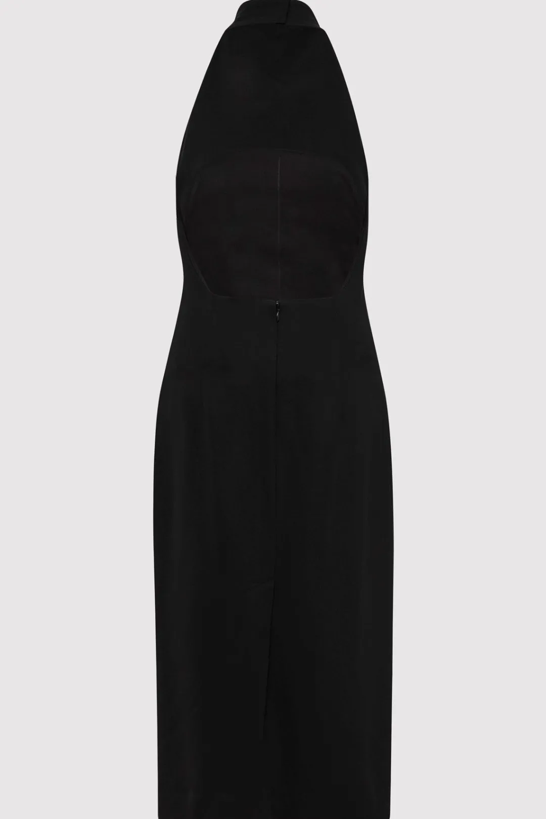 Dresses*St. Agni Raw Edge Halter Dress - Black