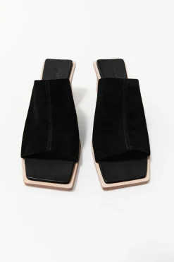 Heels*St. Agni Raw Edge Heel - Black