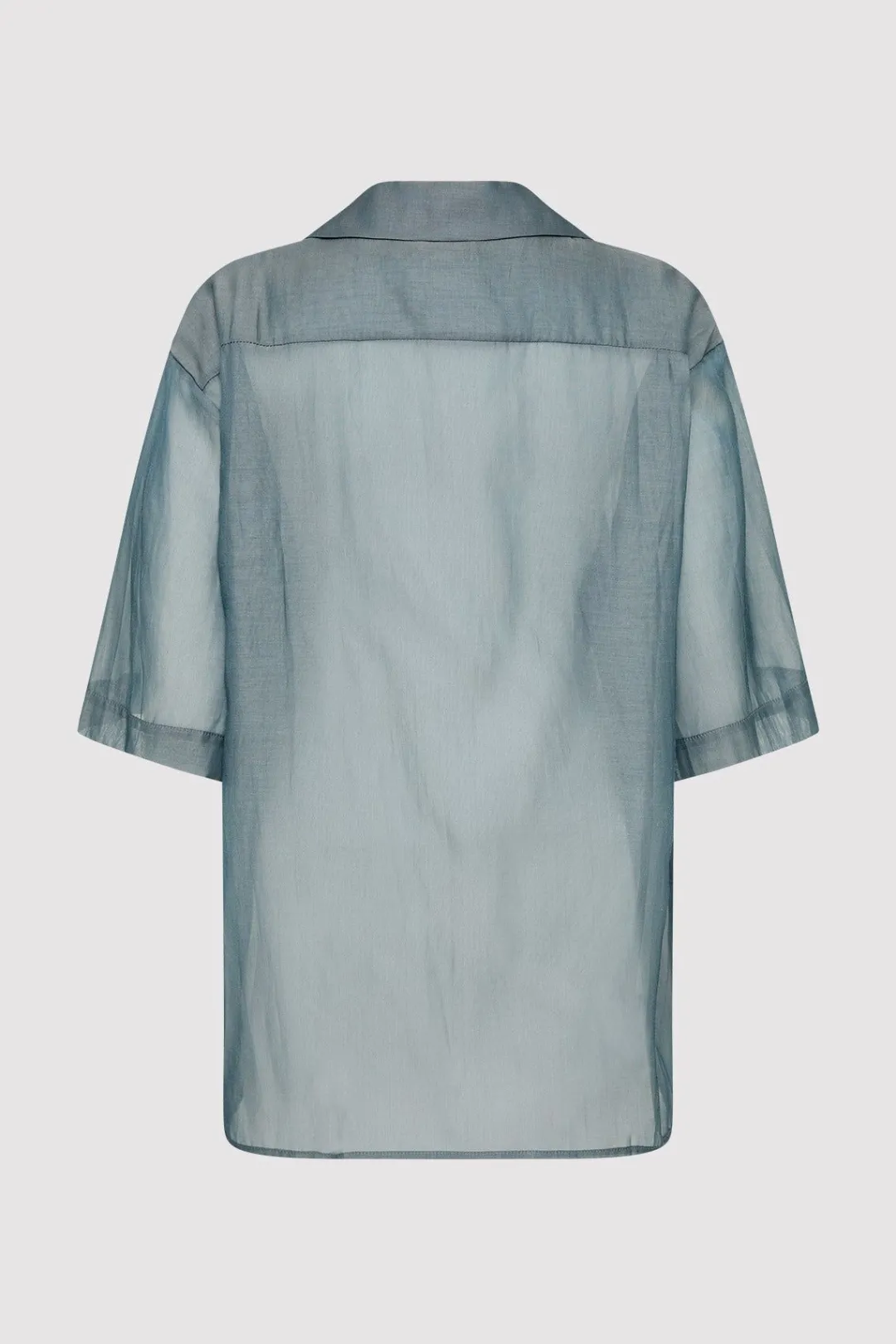 Tops*St. Agni Relaxed Collar Shirt - Slate