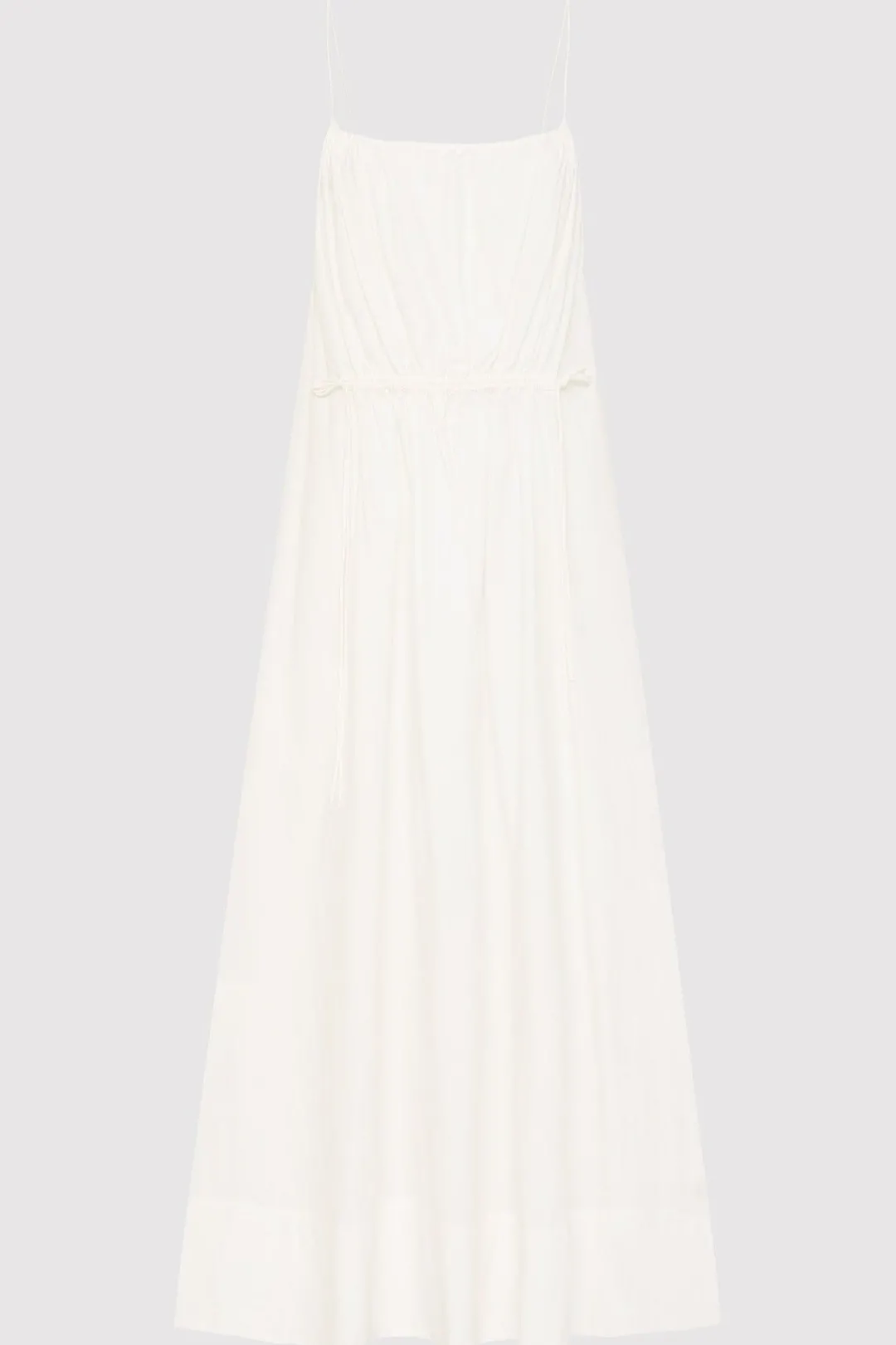 Dresses*St. Agni Relaxed Drawstring Dress - White