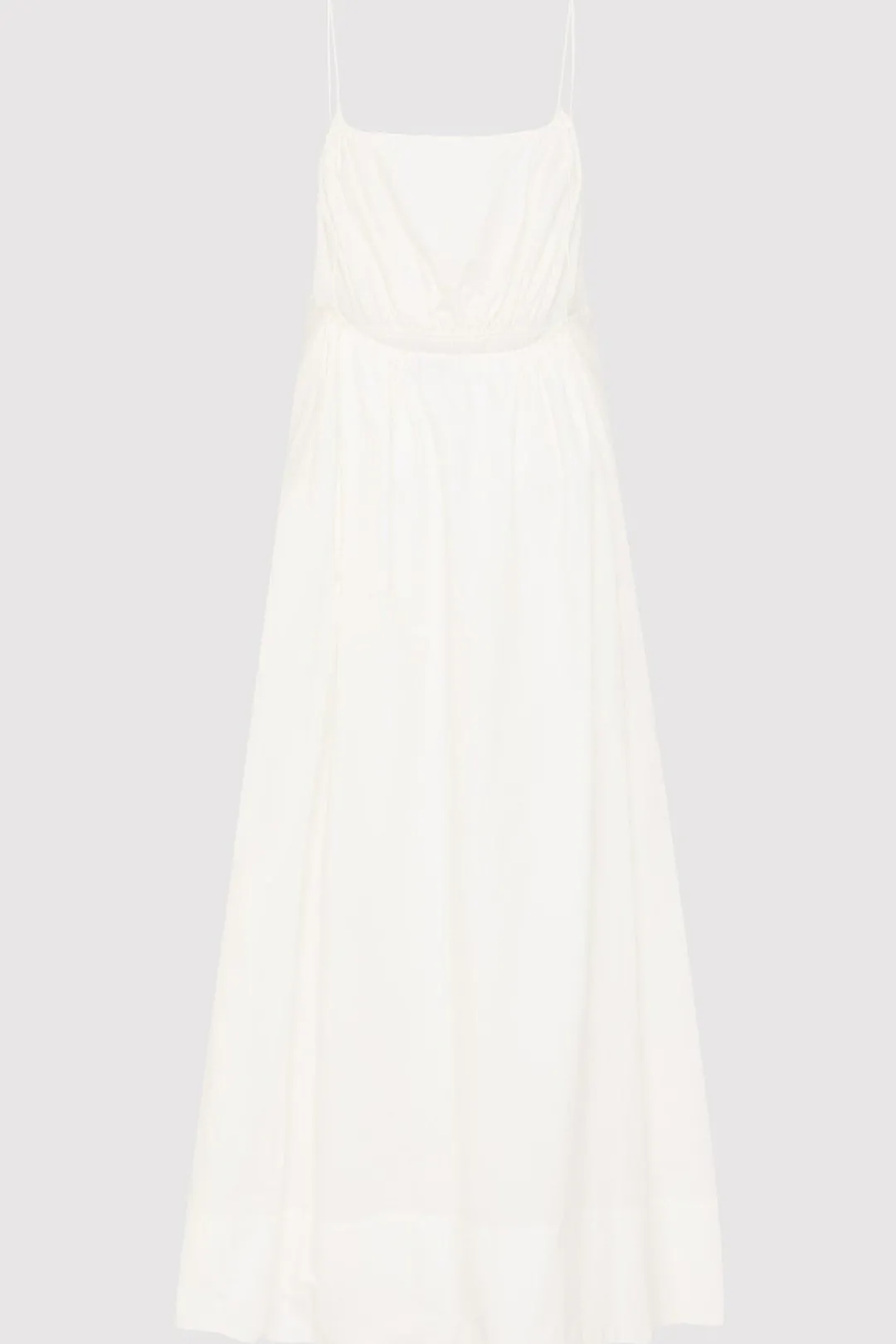 Dresses*St. Agni Relaxed Drawstring Dress - White