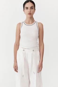 Pants*St. Agni Relaxed Drawstring Pants - White