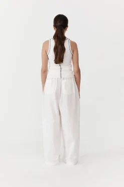 Pants*St. Agni Relaxed Drawstring Pants - White