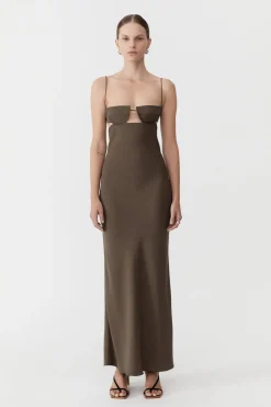 Tailoring*St. Agni Resort Dress - Olivine
