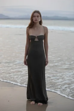 Tailoring*St. Agni Resort Dress - Olivine