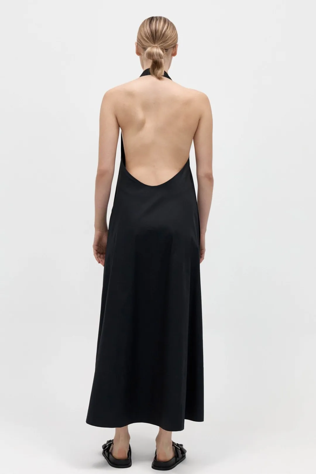 Dresses*St. Agni Ring Detail Halter Dress - Black