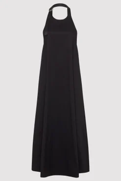 Dresses*St. Agni Ring Detail Halter Dress - Black