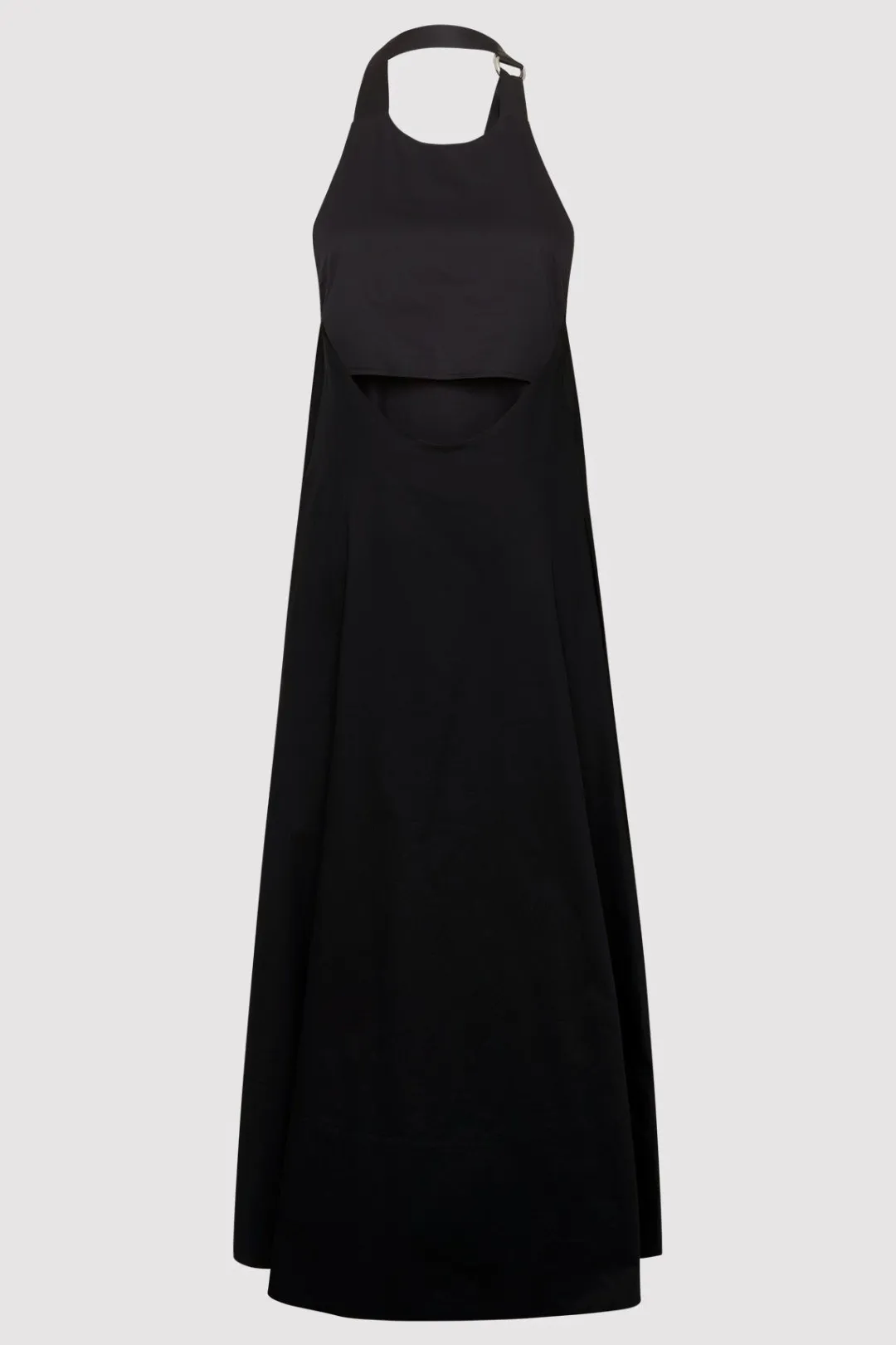 Dresses*St. Agni Ring Detail Halter Dress - Black
