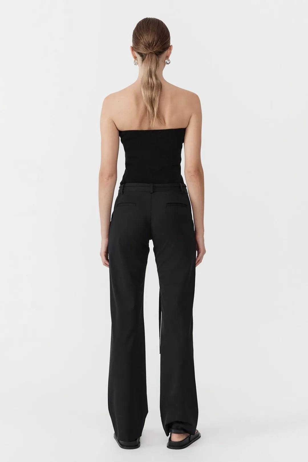Tailoring*St. Agni 90s Panelled Pants - Black