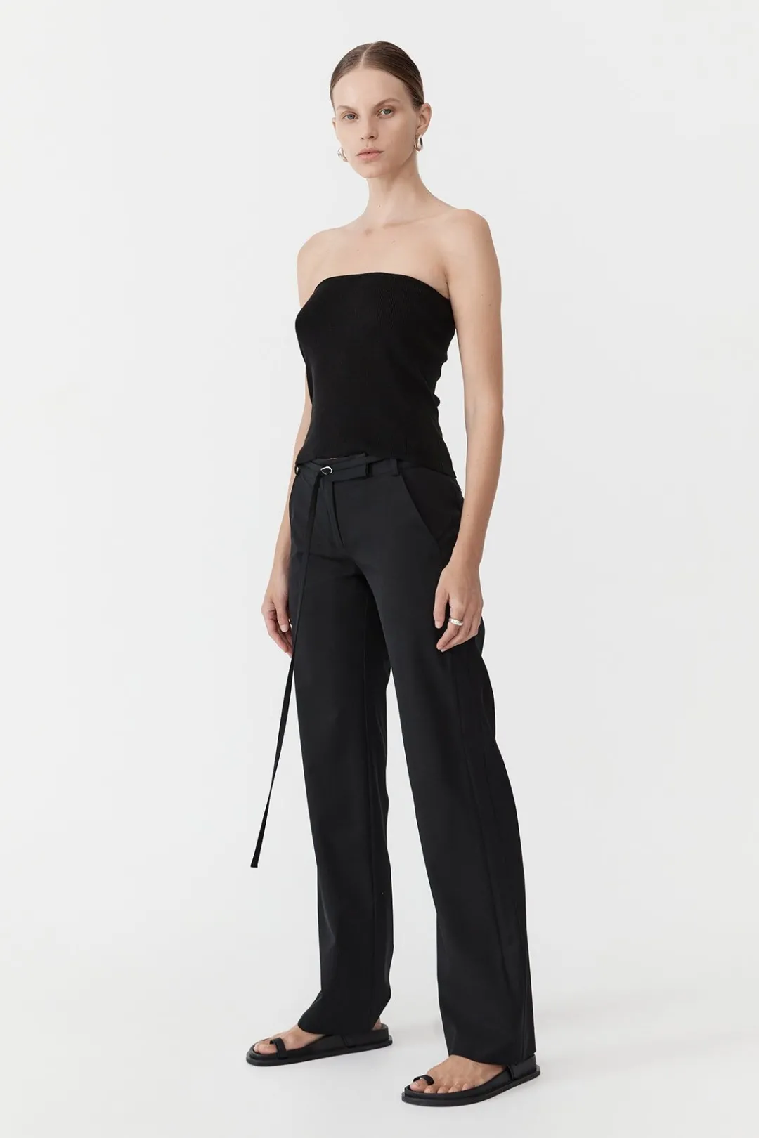 Pants*St. Agni 90s Panelled Pants - Black