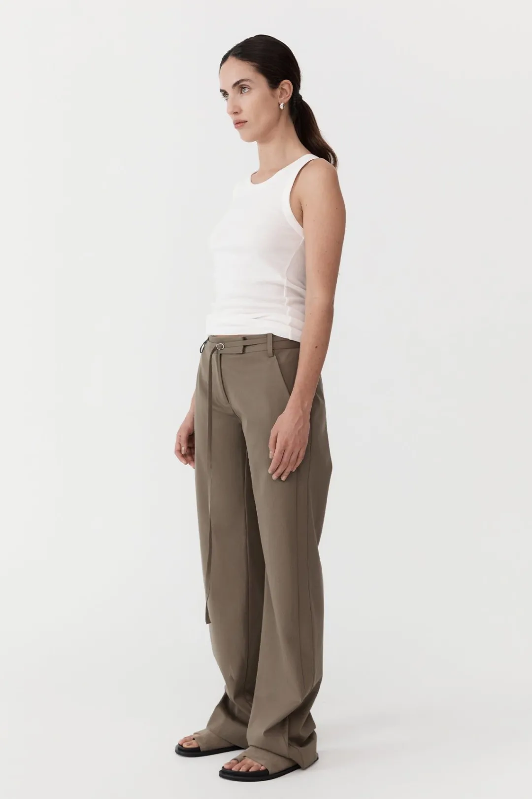 Tailoring*St. Agni 90s Panelled Pants - Kelp