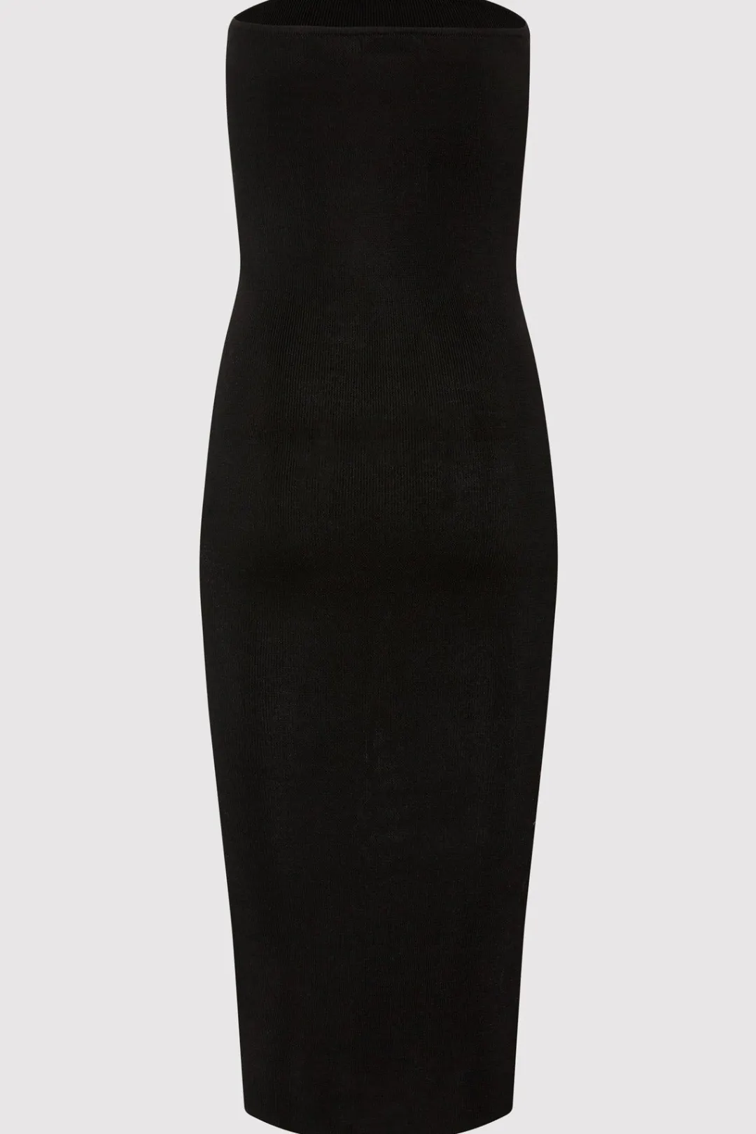Knitwear*St. Agni 90s Strapless Knit Midi Dress - Black