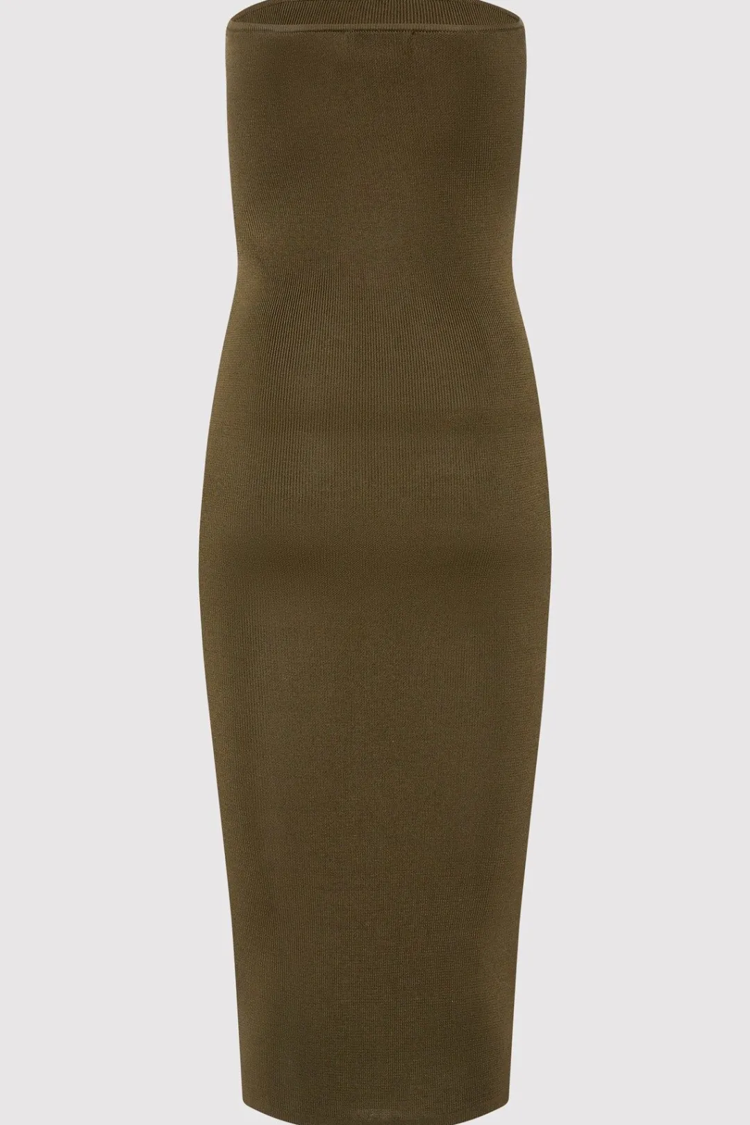 Dresses*St. Agni 90s Strapless Knit Midi Dress - Kelp