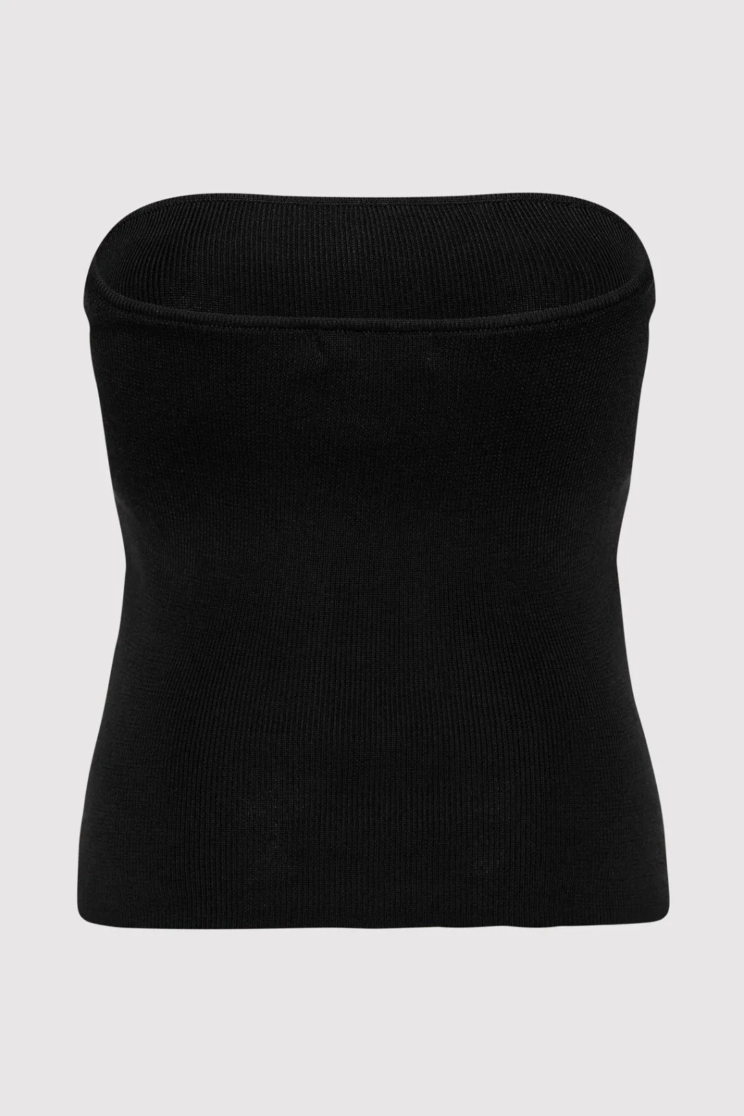 Tops*St. Agni 90s Strapless Knit Top - Black