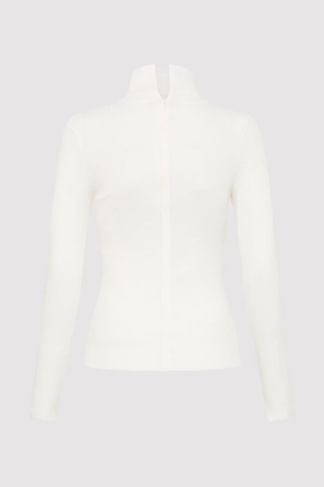 Basics*St. Agni Second Skin Knit Top - White