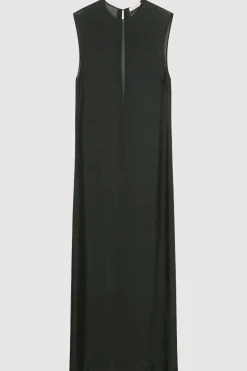 Dresses*St. Agni Sheer Silk Gauze Dress - Soot