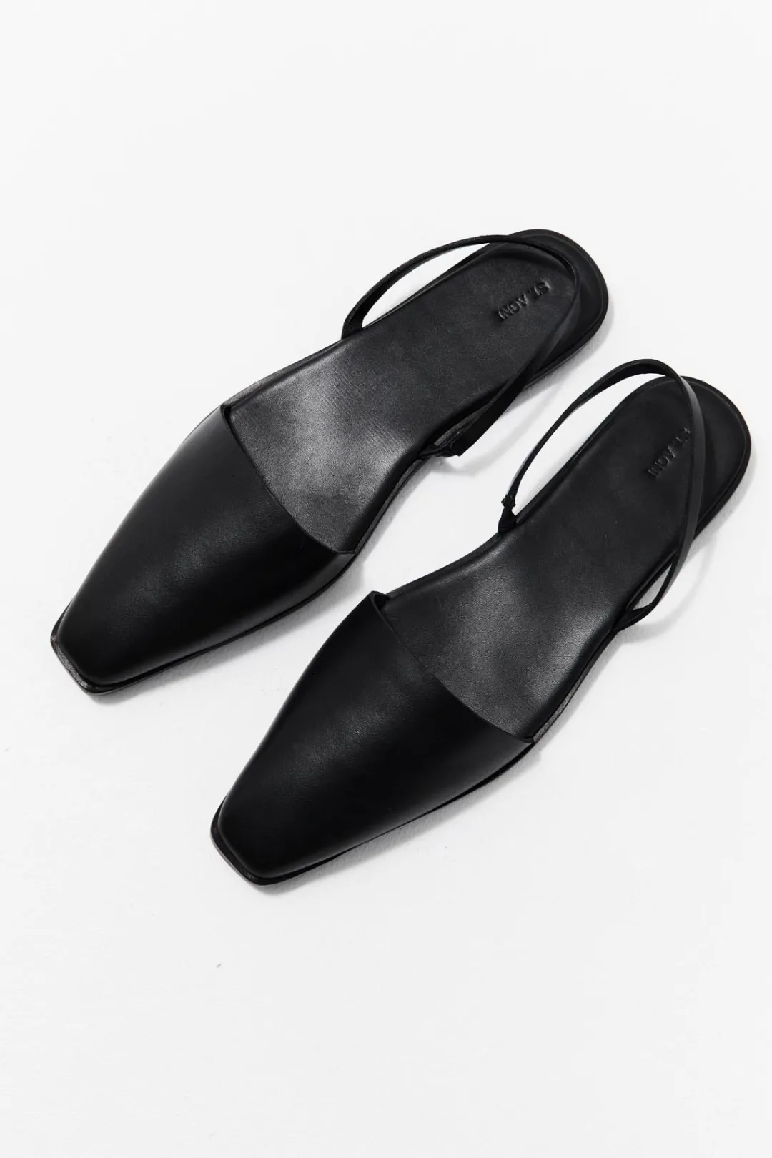 Flats*St. Agni Sling Back Flat - Black