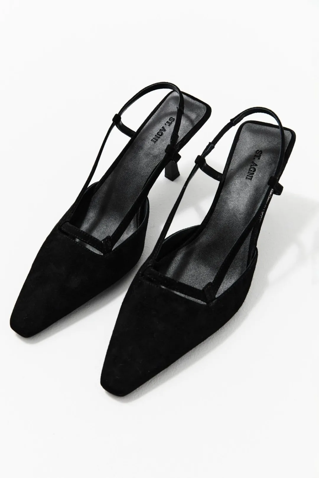 Heels*St. Agni Sling Back Heel - Black