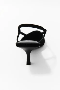 Heels*St. Agni Sling Back Heel - Black