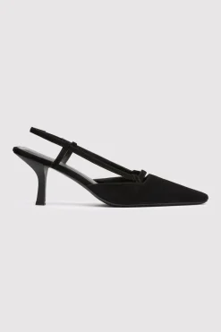 Heels*St. Agni Sling Back Heel - Black