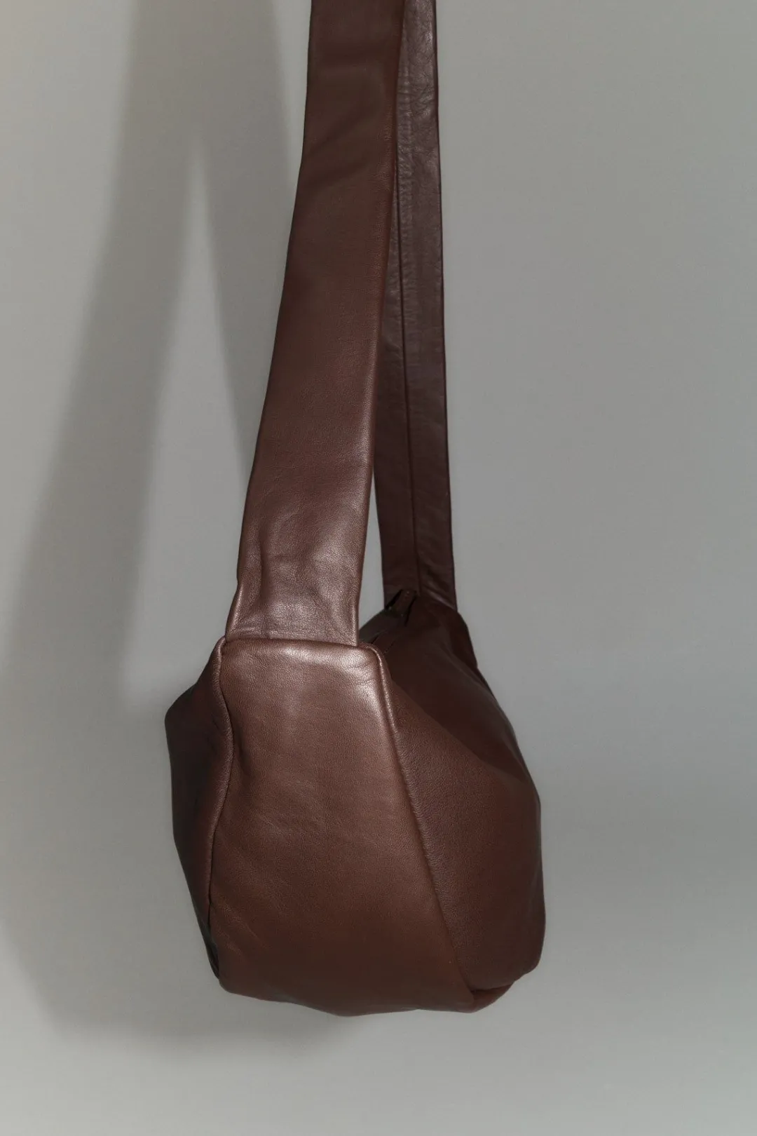 Unisex*St. Agni Soft Crescent Bag - Chocolate