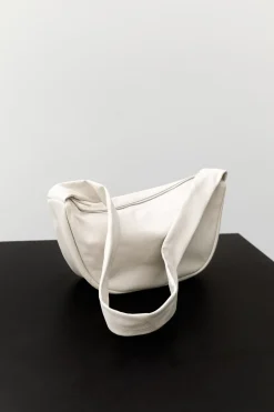 Bags*St. Agni Soft Crescent Bag - Ecru