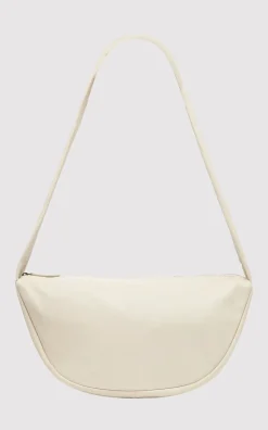 Bags*St. Agni Soft Crescent Bag - Ecru