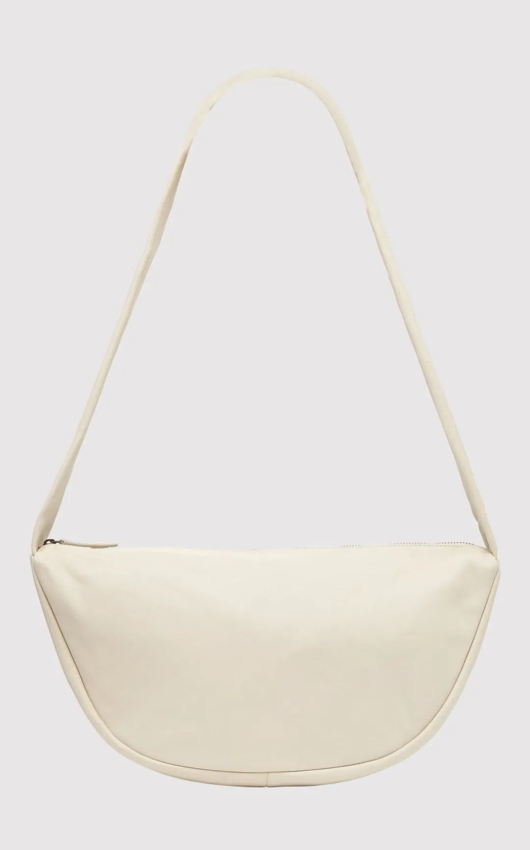 Bags*St. Agni Soft Crescent Bag - Ecru