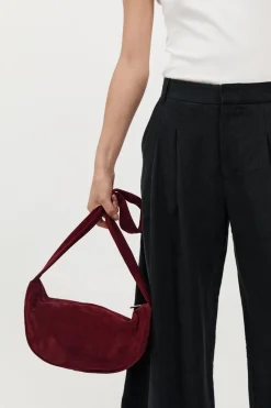 Bags*St. Agni Soft Crescent Bag - Rouge