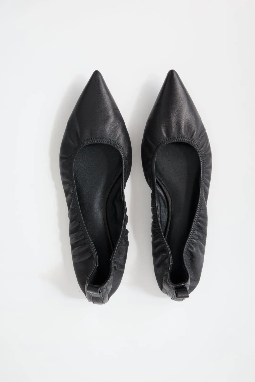 Flats*St. Agni Soft Leather Flat - Black