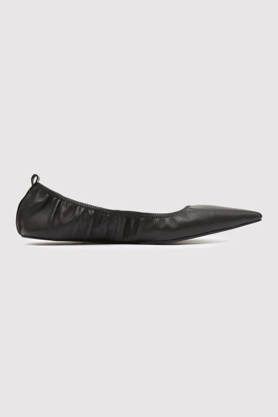 Flats*St. Agni Soft Leather Flat - Black