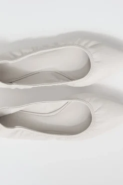 Flats*St. Agni Soft Leather Flat - Cool White