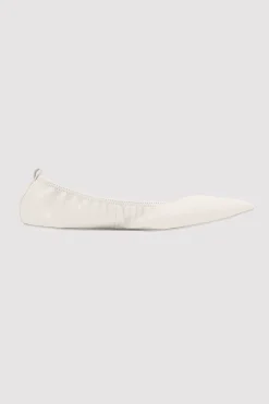 Flats*St. Agni Soft Leather Flat - Cool White